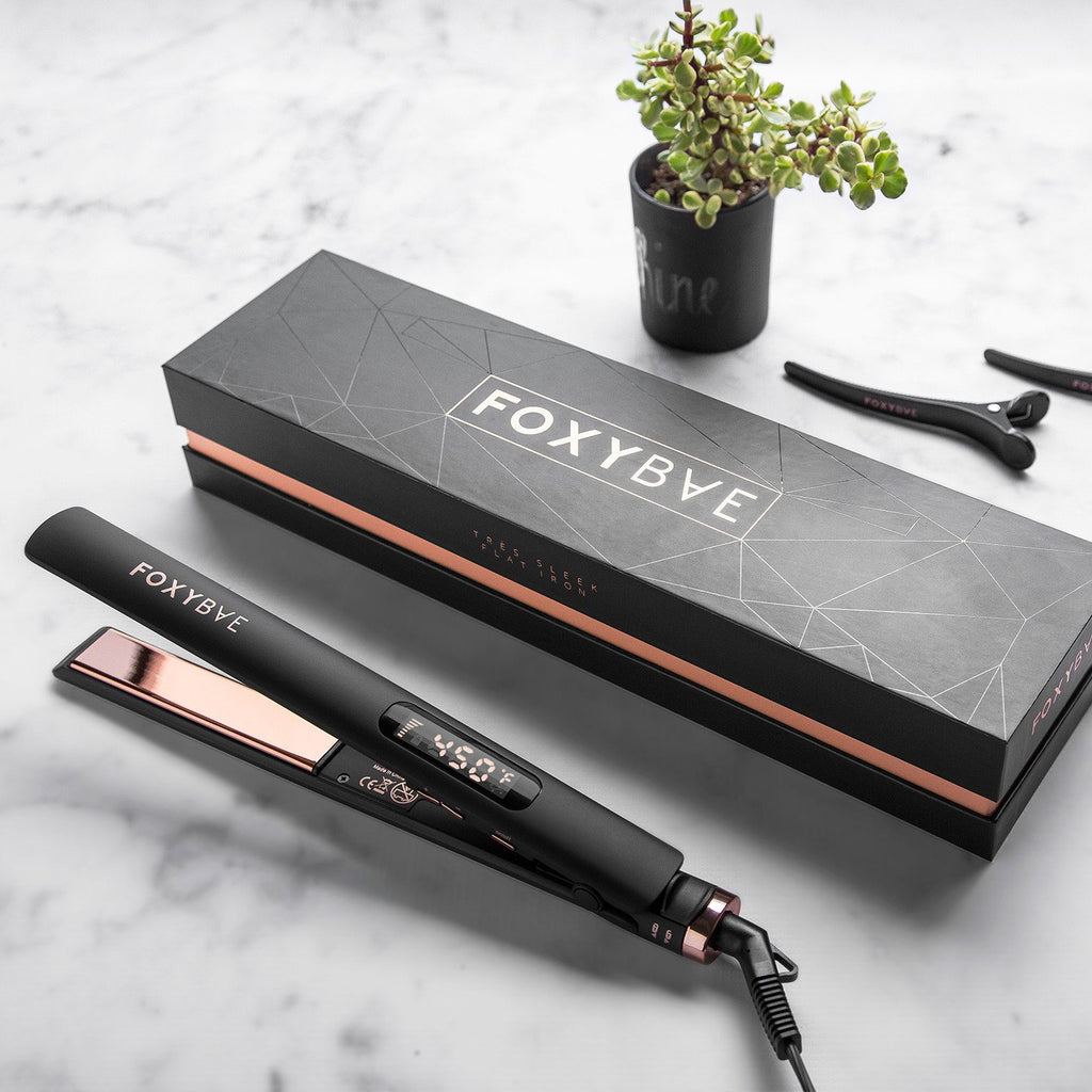 NEW Rose Gold TRÉS SLEEK flat outlets iron