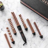 ROSE GOLD 7 in 1 CURLING WAND