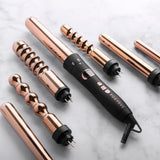 ROSE GOLD 7 in 1 CURLING WAND