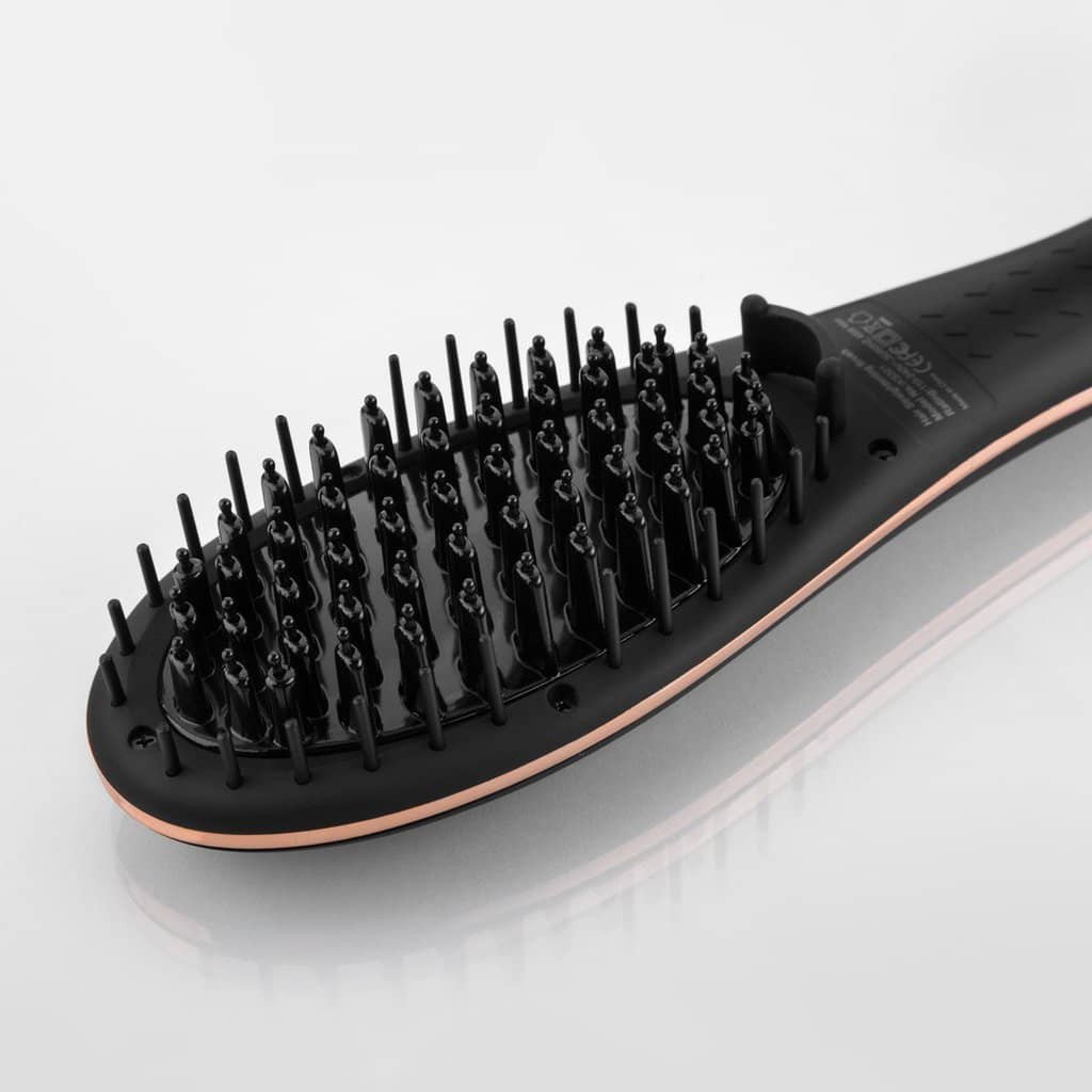 {FoxyBae} Rose Gold Straightening outlet Brush